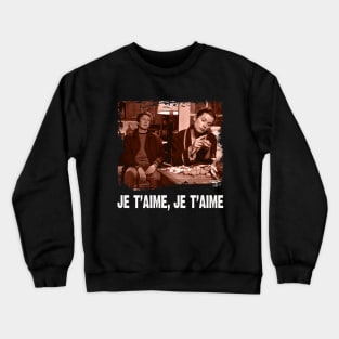 Film Noir Romance je t’aime Cinema Tee Crewneck Sweatshirt